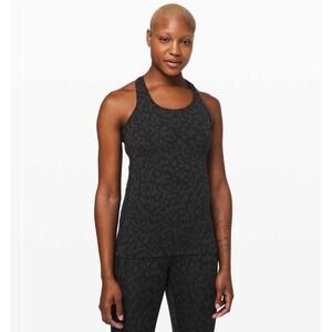 Lululemon Cool Racerback II *Nulu Size 10 Formation Camo Deep Coal